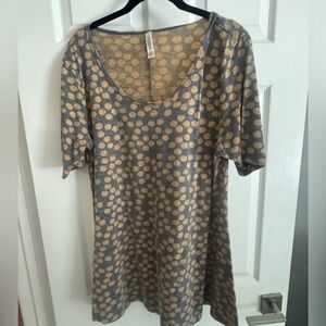 Lularoe Perfect Tee Tunic Length Tshirt with Slits Medium